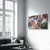 Wallity Dekorativna slika na kaljenom staklu, 70x110cm, Šarena