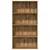 Regal za knjige boja artisian hrast 80x30x152 cm drveni