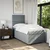 Vidaxl Box spring postelja z vzmetnico svetlo siva 90x200 cm blago