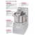 Namizni kuter R 8 E, 400 V, 2 hitrosti