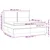 vidaXL Box spring postelja z vzmetnico črn 200x200 cm blago
