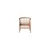 Hanah Home Stolica Rizoma, 57x76x58 cm, Braon