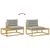 Set vanjskih sofa s jastukom Bijela 79 x 79 x 37 cm Poliester