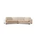 Atelier del Sofa Trosed 105x90x330cm Bež