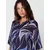 KOROSHI Bluza marine/kraljevo modra/bela