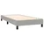 Box spring krevet s madracem svjetlosivi 90x190 cm od tkanine