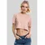 Womens Short Oversized T-Shirt Light Roses