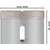 Vrtalna krona PRO Ceramic dry, 55 x 35 mm, X-Lock