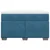 Vidaxl Box spring postelja z vzmetnico temno moder 120x190 cm žamet