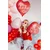 Folija balon v obliki srca Ljubim te 45 cm