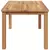 Kava Stol Smeđa 110 x 55 x 45 cm Čvrsto teak drvo