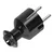 Preprost vtič Uni-Schuko 16A, 230V, črna