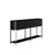 Hanah Home Komoda Lord 150x80x30cm Crno-Srebrna