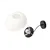 BRILAGI - Luster na sajli PEBBLES 1xE27/40W/230V prečnik 20 cm crna
