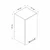 Hanah Home kuhinjski element Minar 8004, 40 cm, beli