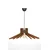Opviq Luster Boomerang Walnut, MDF, Braon