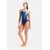 ARENA Enodelne kopalke LIGHT PRO BACK LB modra/voda
