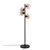 Opviq Podna lampa Benek-15-14533, 36x36x135 cm, IP20, Crno-roze
