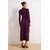 Trendyol Modest Ženska haljina Tctss26Eb00058, Ljubičasta