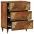 vidaXL Stranski omarica 60x33x75 cm Trden les mango