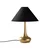 Opviq Stona lampa Luna-15256, 50x50x63 cm, IP20, Crno-zlatne boje