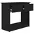 Konzolni stol s ladicama crni 85,5x38,5x74,5 cm