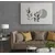 Slika minimalistični listi z boho ozadjem - 90x60