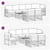 Set vanjskih sofa 9 pcs Bijela i bež 59 x 59 x 37 cm Poliester