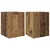 TV zidni ormar Zidne 2 pcs Staro drvo 30 x 31 x 40 cm
