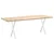 Noge za blagovaonski stol u obliku slova X, 2 kom, bijele, 50 x (72-73) cm, čelik