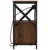 Noćni ormar 2 pcs Smeđi hrast 40 x 31 x 60 cm Konstruirano drvo