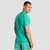 GymBeam Men‘s Pulse X  Running T-shirt Green