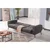 Livetastic ZOFA, antracit, temno siva tekstil