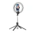 Selfie Ring Aura Blavec LED Ring 25cm + stativ + daljinski upravljač - 230 cm (RLP55-TRB23) crni