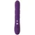 You2Toys - vibrator z gibljivim obročkom in nihajočo ročico za klitoris (vijoličen)