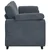 Vidaxl Trosed Temno siv 220x77x82 cm Žamet