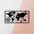 Wallity Zidna dekoracija World Map Medium, 100x50 cm, 1.2mm, Crna