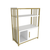 Conceptum Hypnose Polica 60?x80x29,6cm Belo-Zlatna