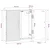 Kabinet za mete HAARLEM Crna 52,5 x 10,5 x 53,5 cm