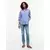TOMMY HILFIGER Bluza  kraljevo modra / bela