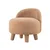 Atelier del Sofa Tabure 46x51cm, Braon