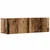 3-dijelni zidni set TV ormarića staro drvo 100x30x30 cm