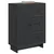 Kreveta s ladicama Crna 66 x 34,5 x 90 cm Konstruirano drvo