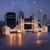 Robotime lesene 3D puzzle most Tower Bridge svetleči