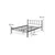 Hanah Home Francuski ležaj K90, 120x95x200 cm, Crni