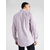 Pamučna košulja HUGO za muškarce, boja: ružičasta, regular, s klasičnim ovratnikom