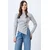 Trend Alacati Stili Ženska bluza Alc-X14716, Svetlosiva