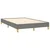 Krevet box spring s madracem tamnosivi 120 x 190 cm tkanina