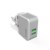 Kucni punjac LDNIO A2203 dual USB 2.4A + iPhone Lightning kabel beli