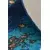 Lessentiel Maison Kupatilski otirač Marbling, 100cm, Plavi